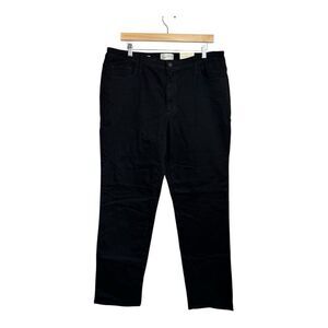 Universal thread black high rise slim straight 16L